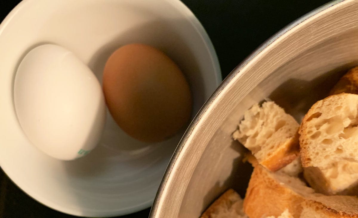 eggs in fondue