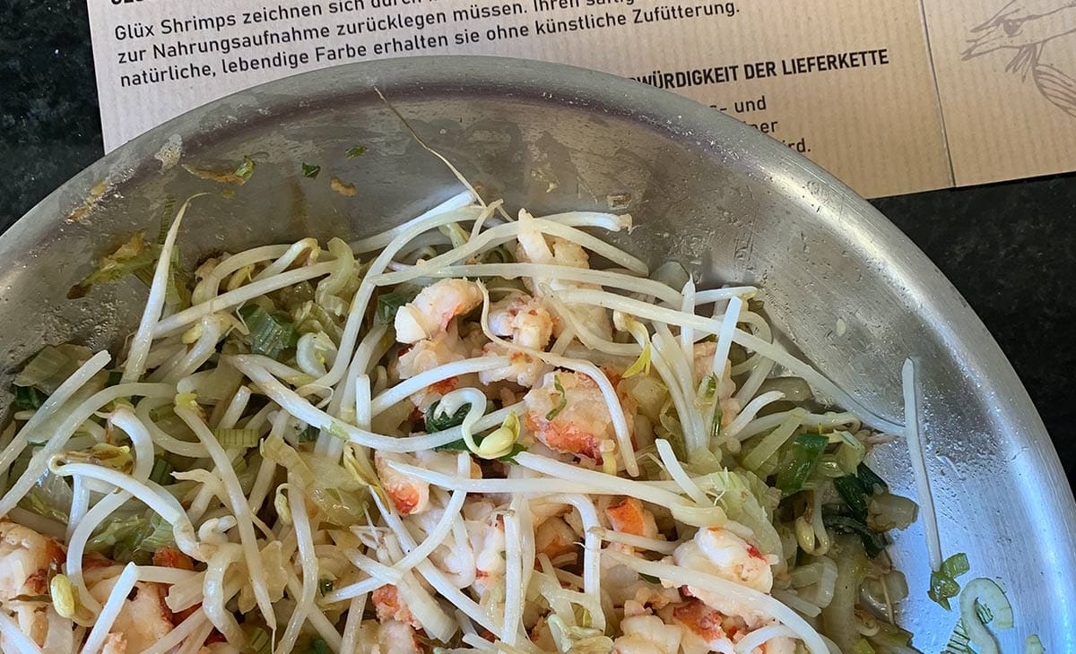 Shrimps preparation